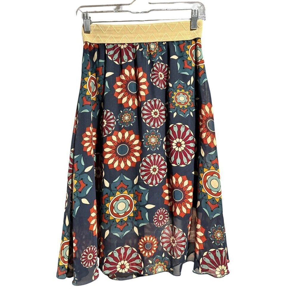 Lularoe Women's Shear Floral Skirt